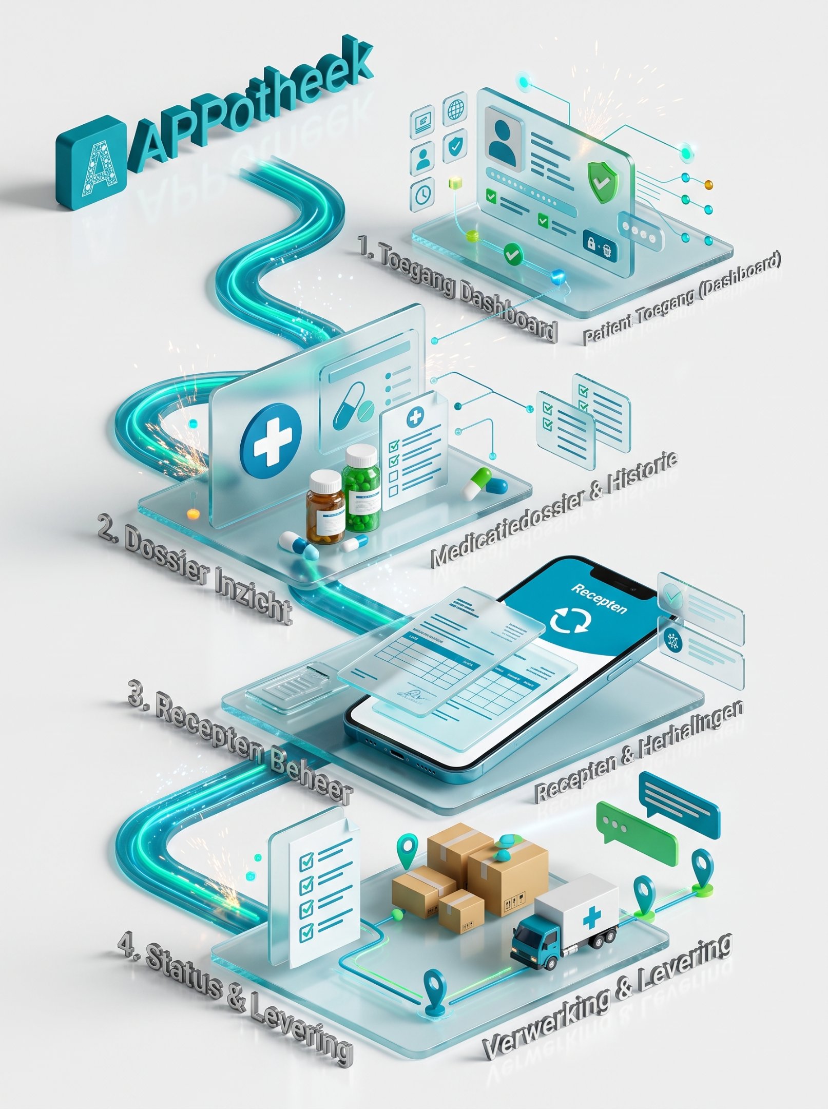 APPotheek mobile application requirements and pharmacy service user-flow blueprint