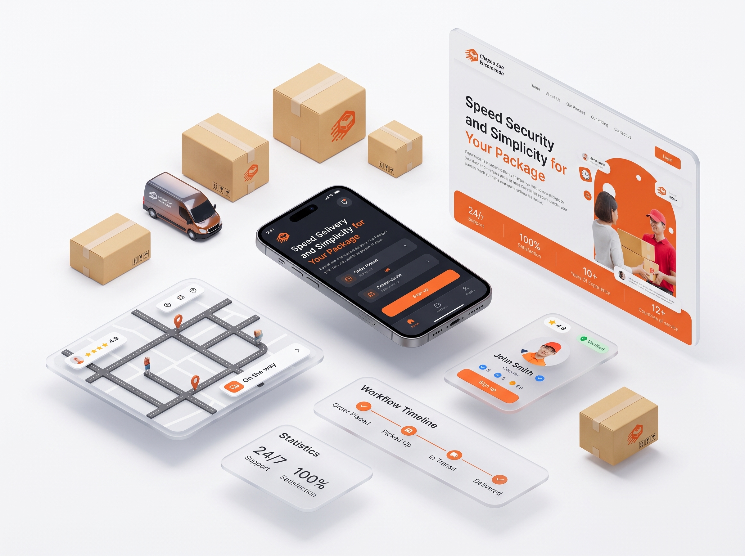 Chegou Sua Encomenda parcel delivery platform