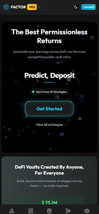 DeFi strategy information