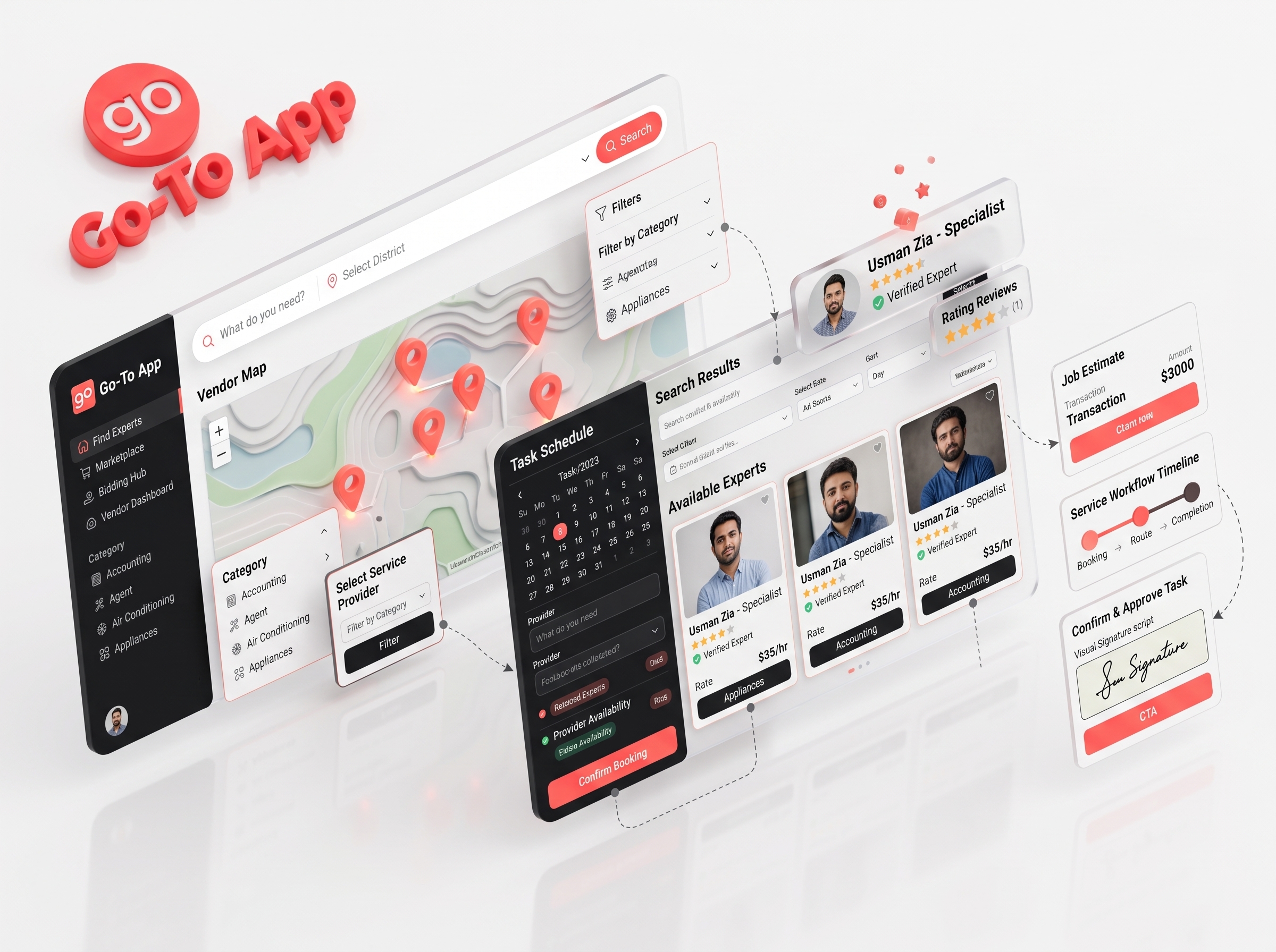 Go-To App mobile service marketplace