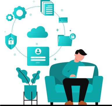 Blockchain Architecture Illustration